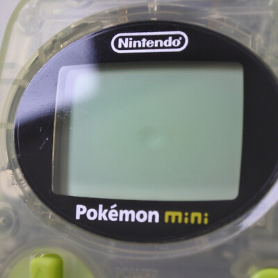 Pokemon Mini CHIKORITA GREEN Console MIN-001 Boxed Nintendo Rare