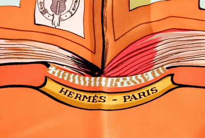Hermes Scarf Chiffres et Monogrammes Vintage in Box RARE | eBay