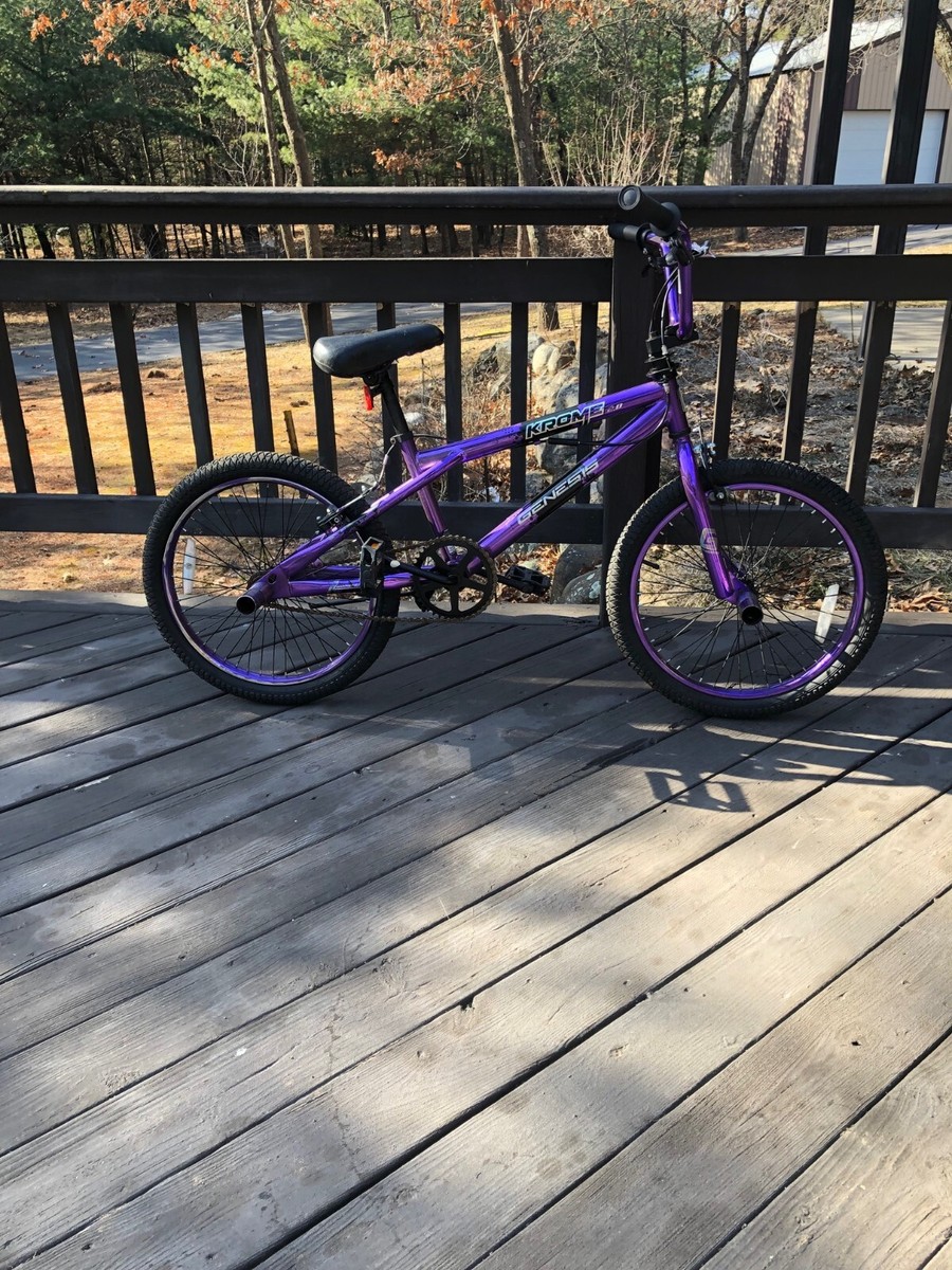Genesis Krome Purple 20 inch Freestyle Bike | eBay