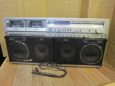 SHARP GF-999 THE SEARCHER-W Stereo Cassette Deck Boombox JUNK | eBay