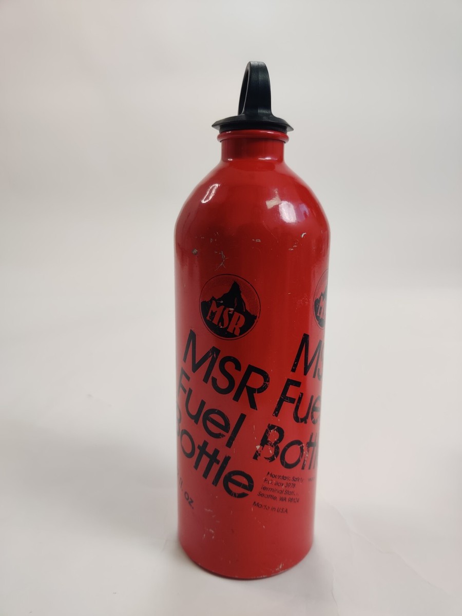 MSR Red Fuel Bottle 22oz Mountain Safety Research for Camp Stoves
