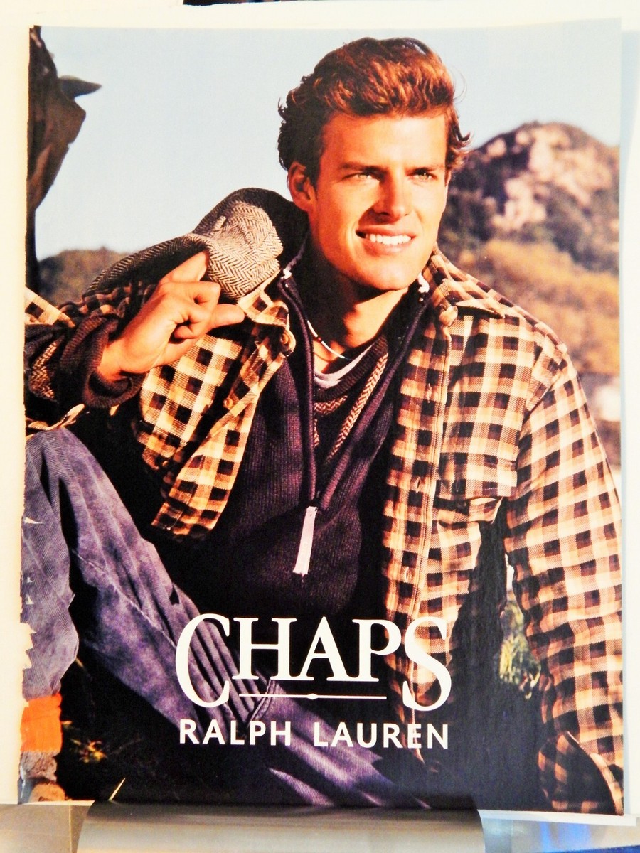 RALPH LAUREN CHAPS MEN'S FINE FASHIONS ORIGINAL VTG 2003
