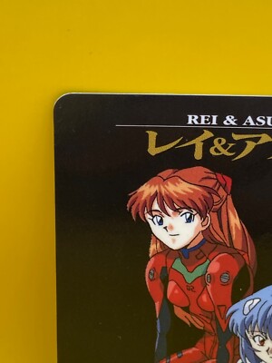 NEON GENESIS EVANGELION NO.16 REI＆ASUKA TCG BANDAI 1996 MADE IN
