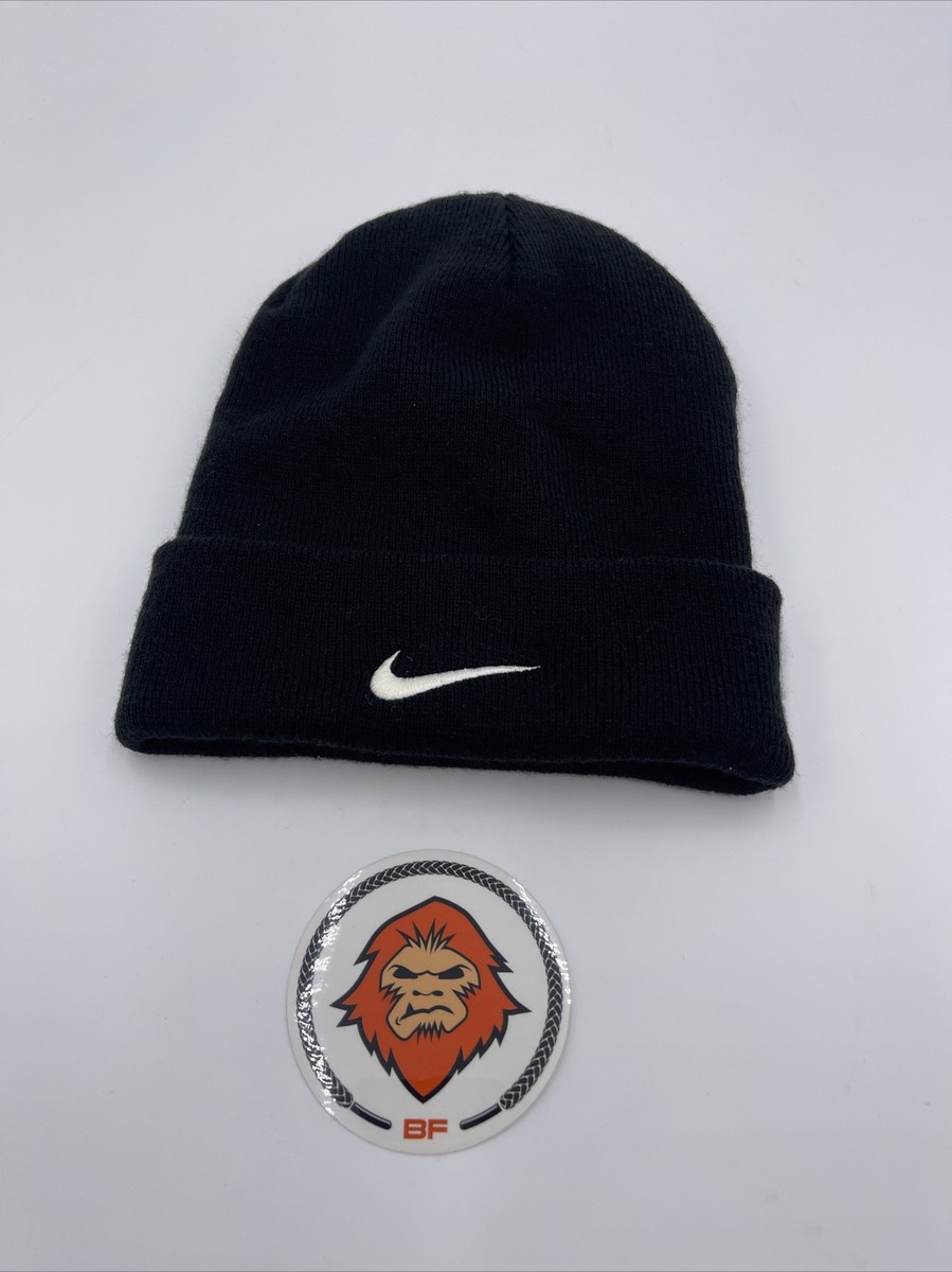 Nike x Stussy Cuffed Black Beanie 2020 Release One Size CV8961-011