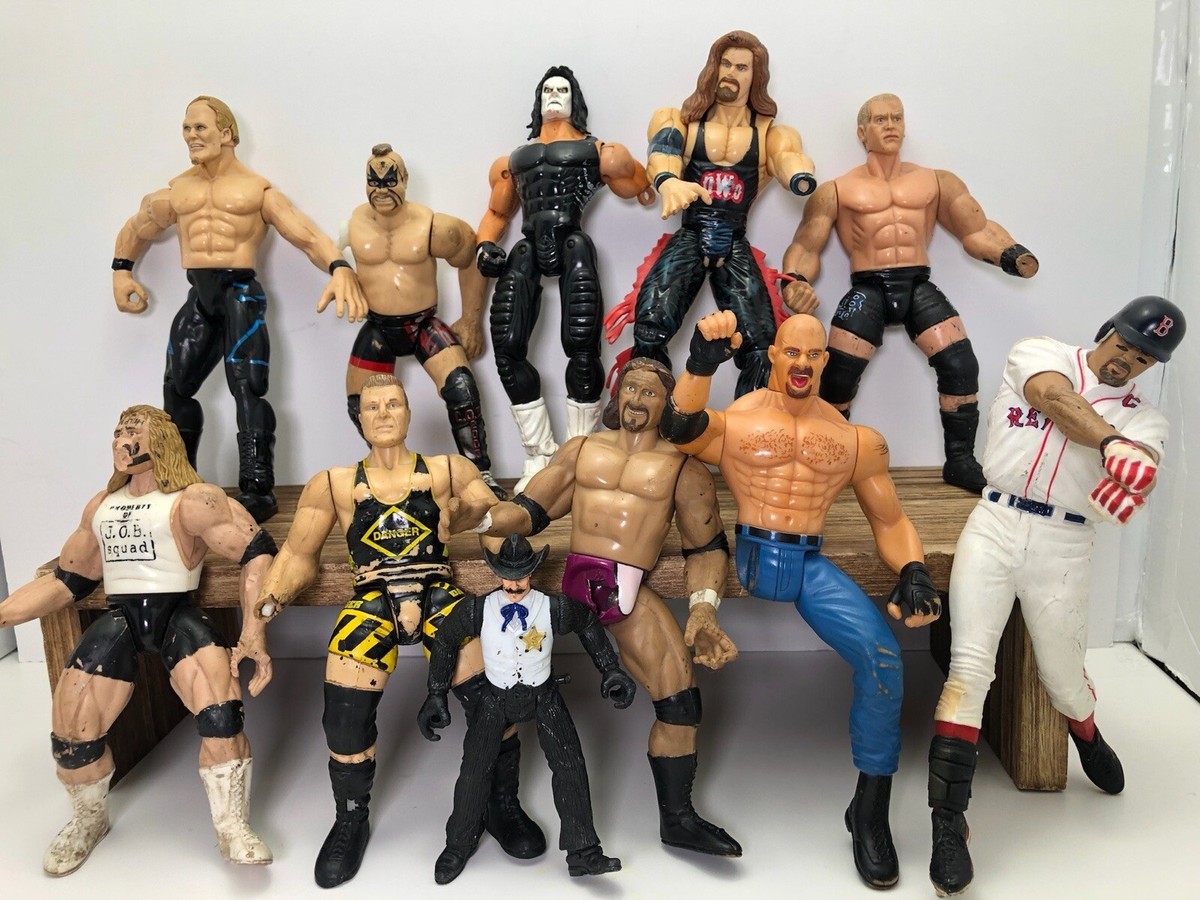 WWE Wrestling 10 Action Figures Lot for Parts JAKKS Pacific