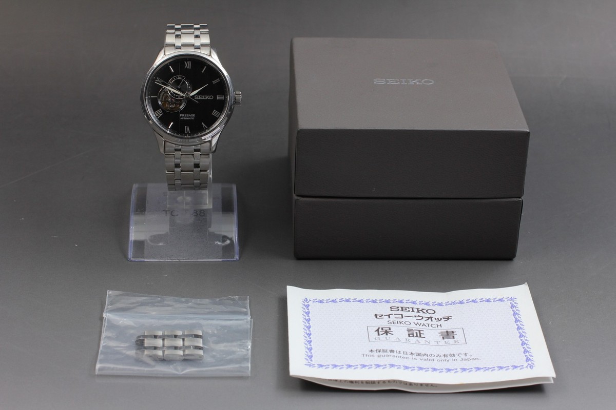 2020 Seiko Presage 4R39-00W0 SARY093 Black Roman Automatic Mens