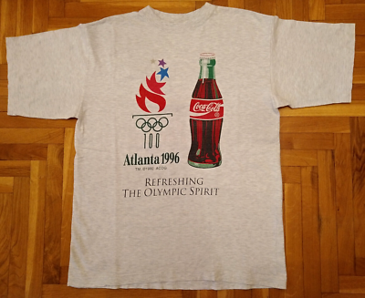 Coca-Cola 1998 OLYMPIC DAY RUN Tシャツ L Coca-Cola 1998 OLYMPIC