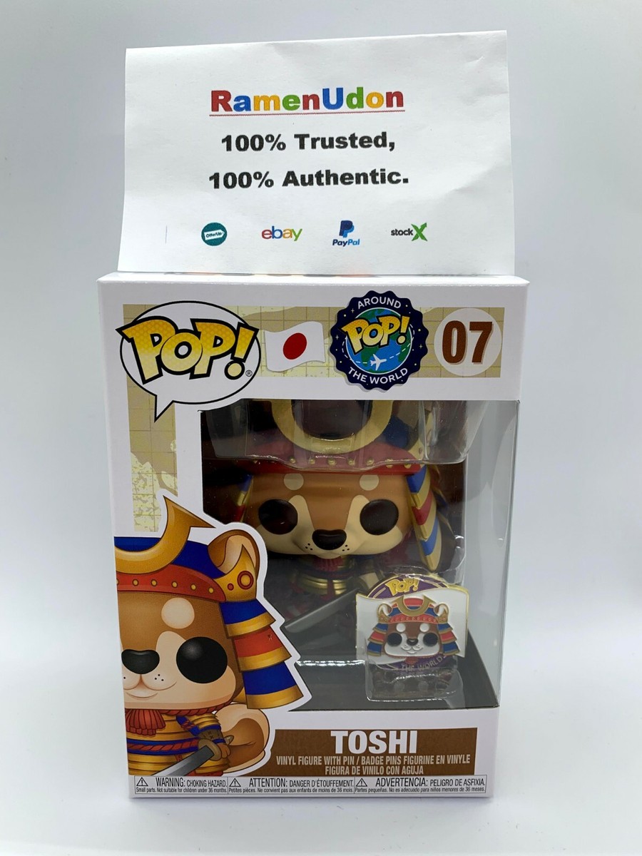 Funko Pop! 07 Japan Toshi Shiba Samurai Dog Around The World