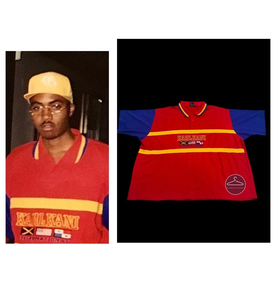 Karl Kani Vintage 1996 Nas Polo Rare 90s Hiphop Grail 🔥 | eBay