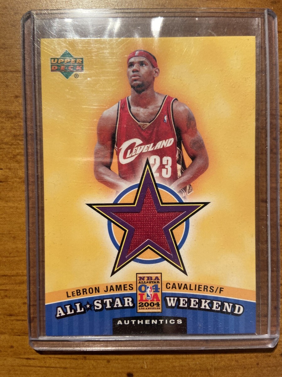 LEBRON JAMES UPPER DECK UD GAME JERSEY ALL STAR RELIC CARD *Rare