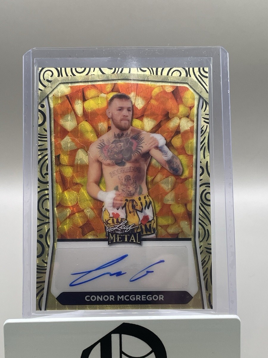 世界2枚】leaf コナー・マクレガー サインカード 世界2枚】leaf コナー