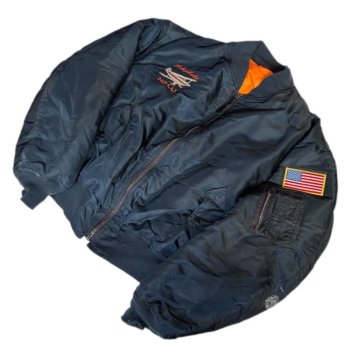 VINTAGE Schott Bros. MA-1-1949 Flight Jacket reversible Bomber
