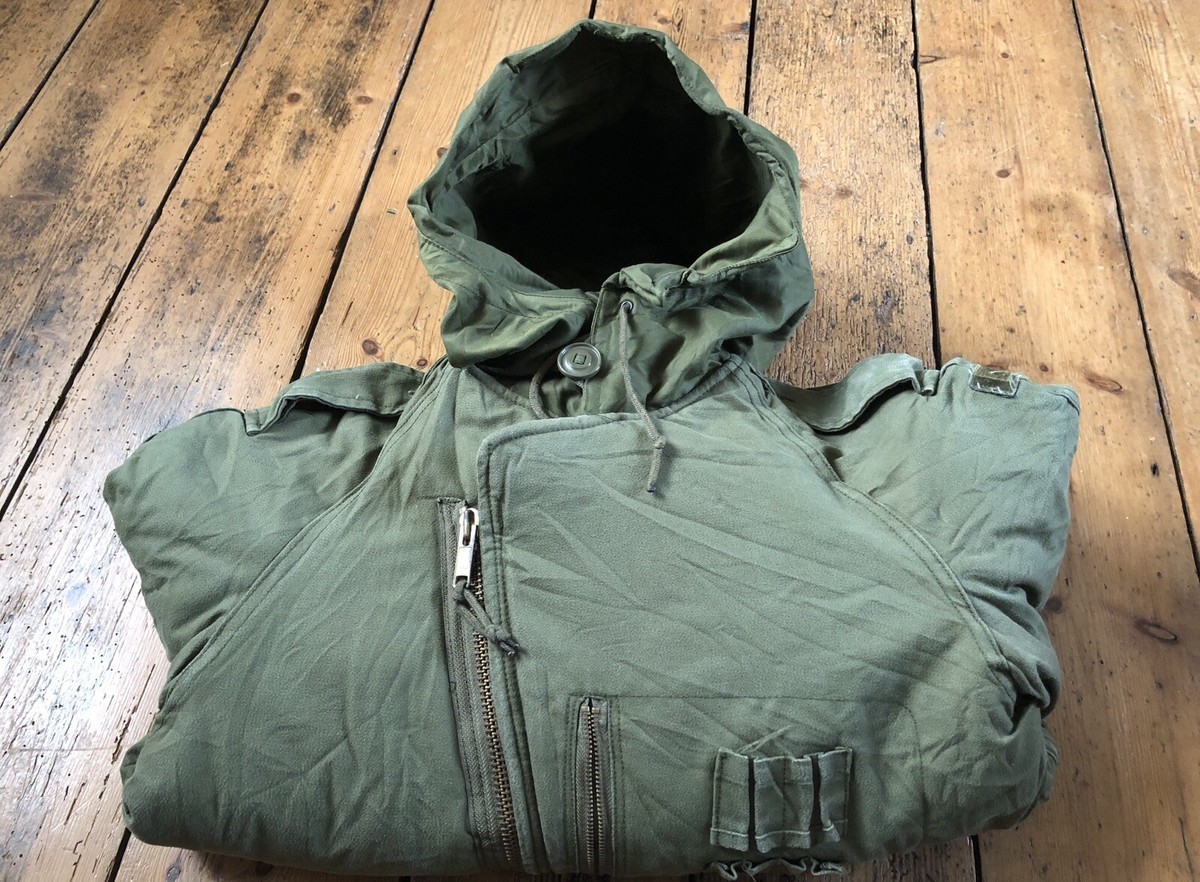 Vintage Canadian Army Jacket, Combat Vehicle Crew. Cold Weather