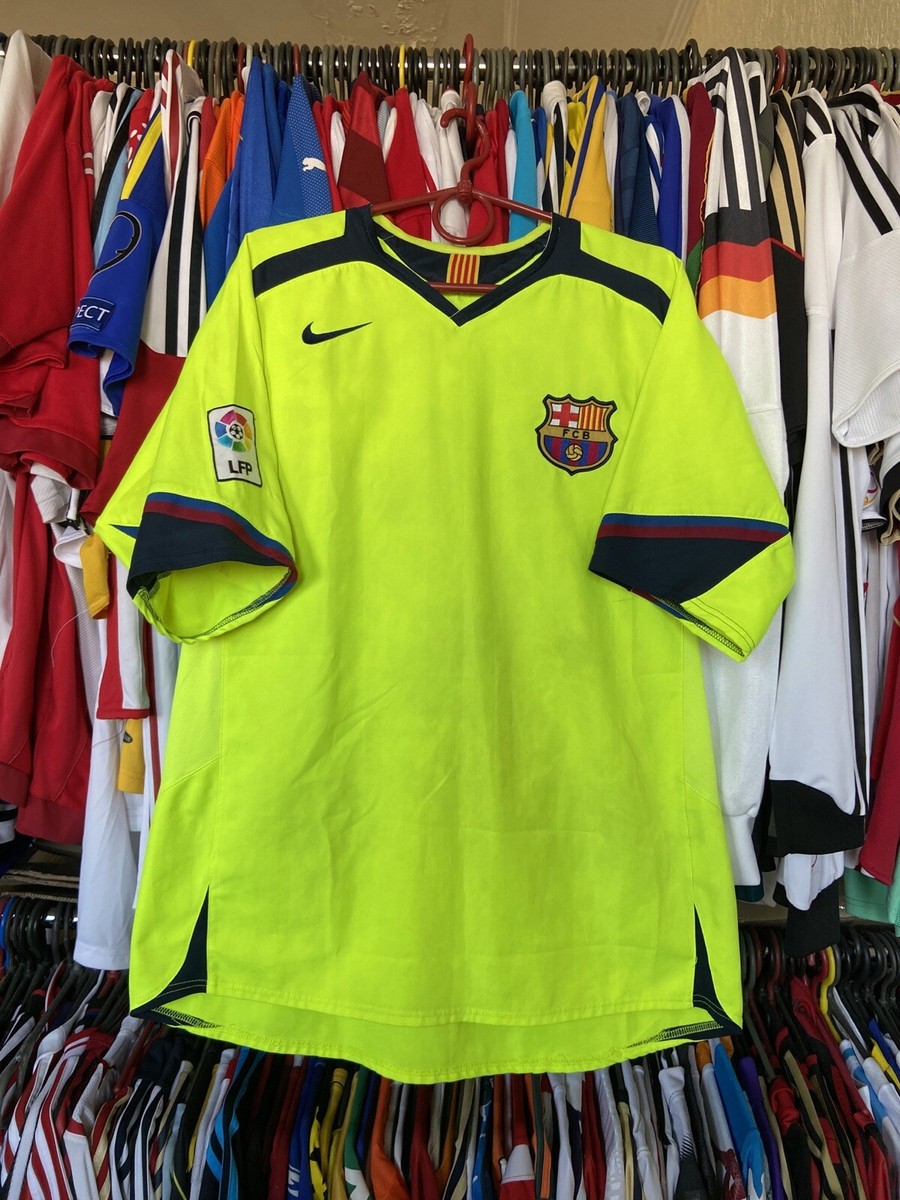 BARCELONA 2005 2006 AWAY FOOTBALL SHIRT SOCCER JERSEY NIKE NIKE