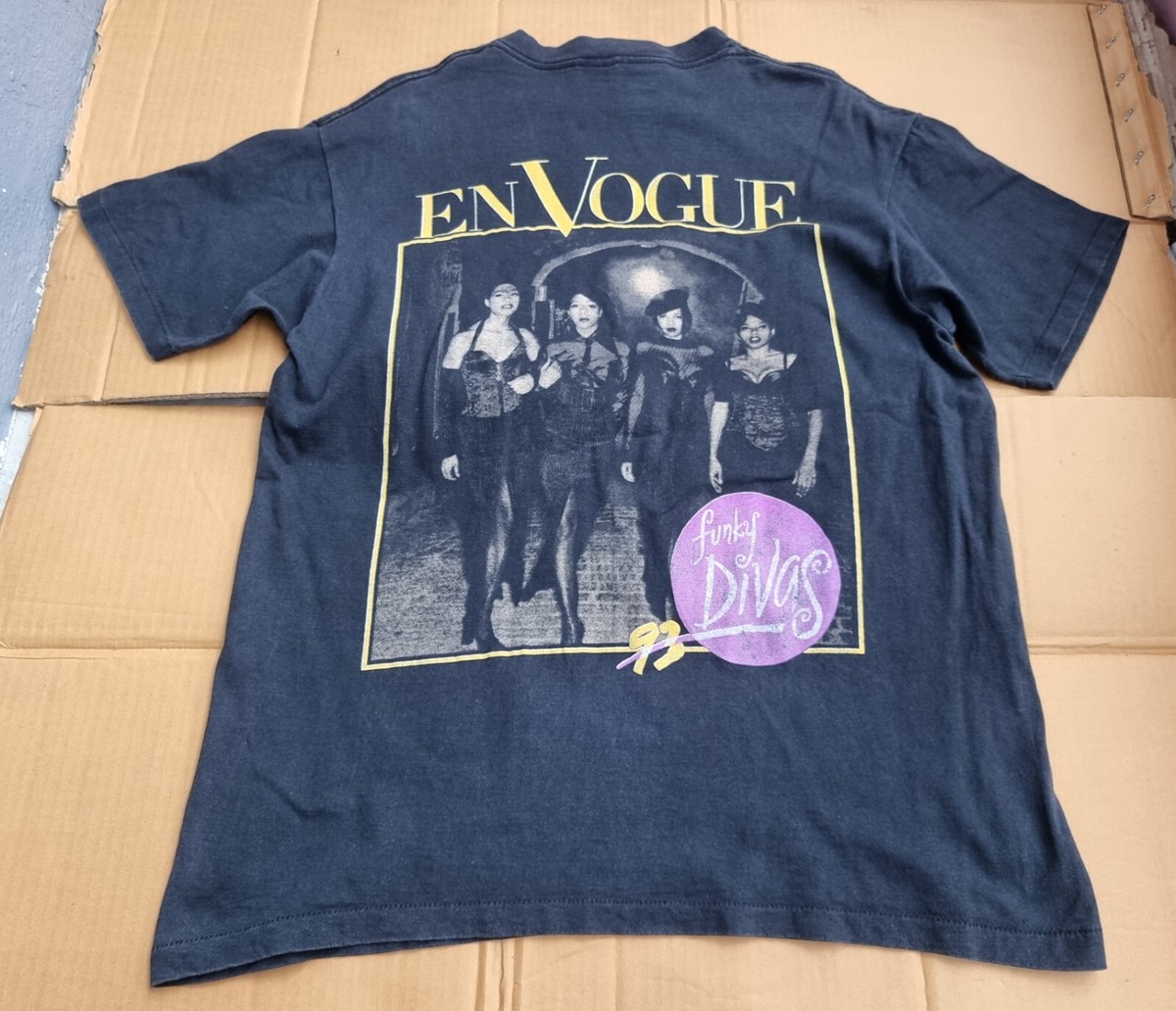 Rare Vintage 90s En Vogue Luther Vandross Tour T Shirt hip hop Rap