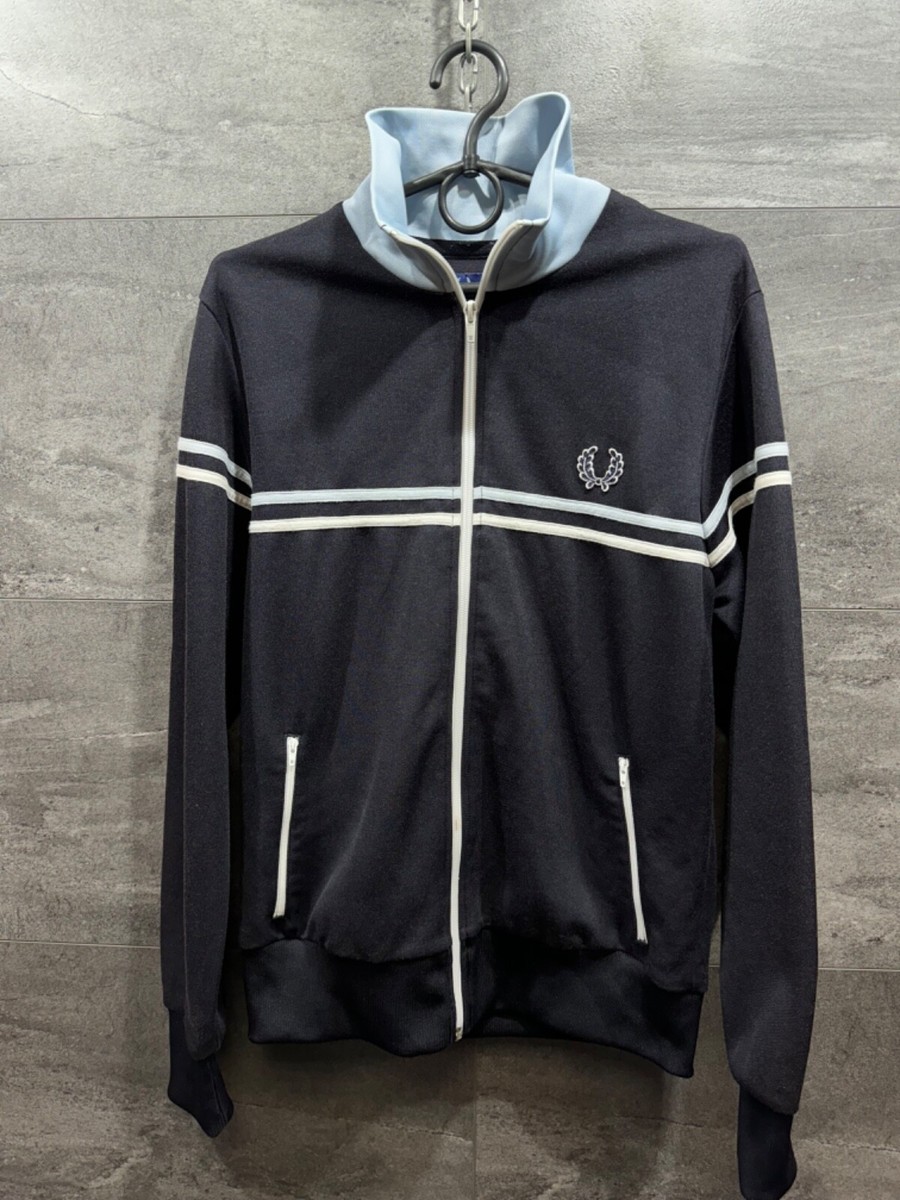 Vintage Fred Perry Navy Track Jacket Mens Size XS | eBay