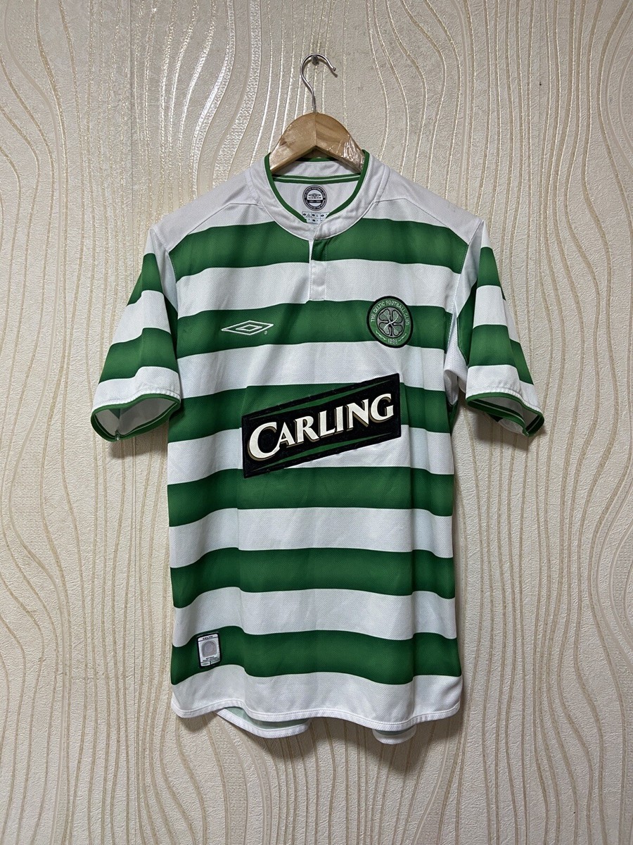 セルティック ユニホーム 2003 100周年 ロゴ 刺繍 アンブロ 半袖シャツ