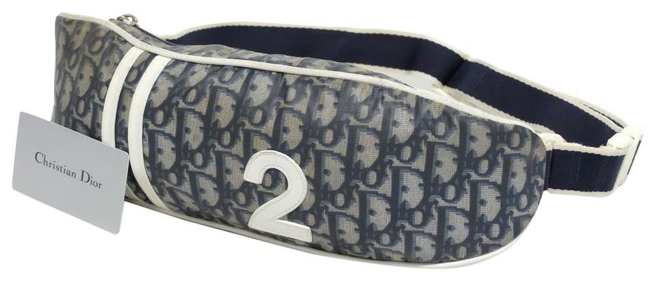 Dior Navy Blue Monogram Trotter No. 2 Bumbag Waist Pouch Fanny