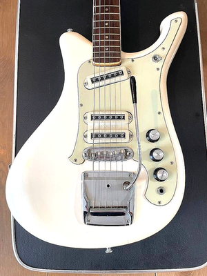 YAMAHA SG-5A Flying Samurai PearlWhite Vintage Rare Exotic Guitar