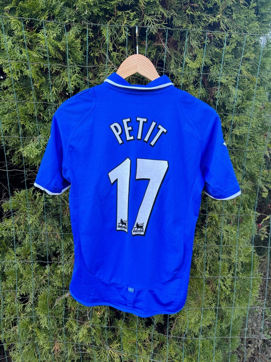 CHELSEA 2001/2002/2003 #17 PETIT HOME FOOTBALL SOCCER JERSEY SHIRT