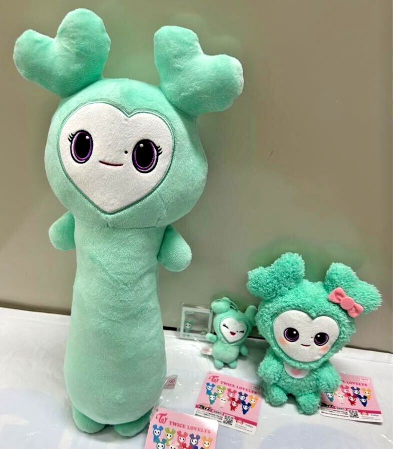 TWICE Baby LOVELYS Big Plush Toy Doll Mascot MIVELY MINA Set of 3