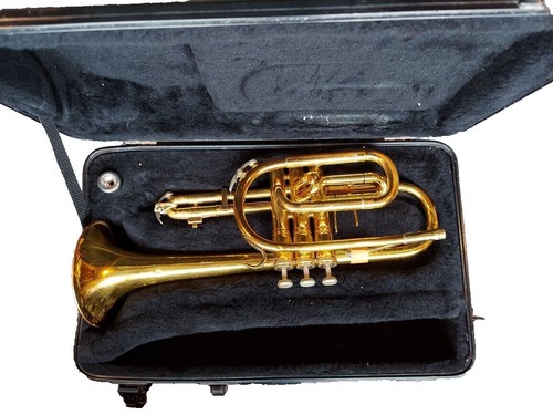 f)KING 603 コルネット キング ピストン、抜き差し管動作良好 f)KING