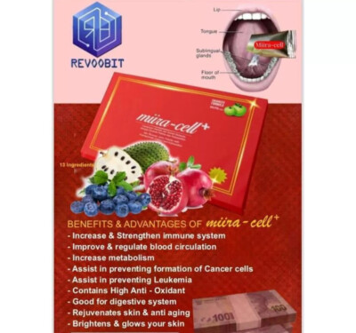 6 X Miira-cell+ by Revoobit International 24 Sachet Stem Cell