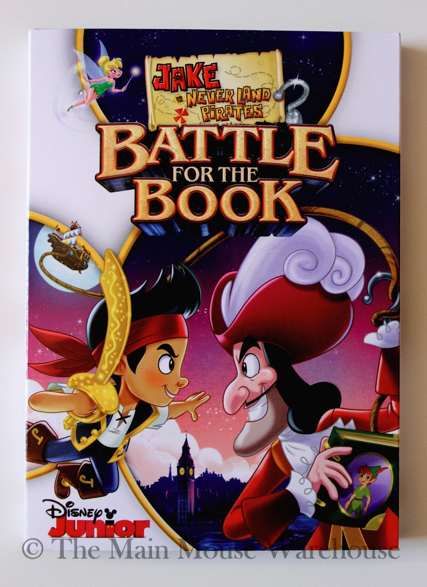 Disney Jake & the Neverland Pirates Battle for the Book DVD + 10