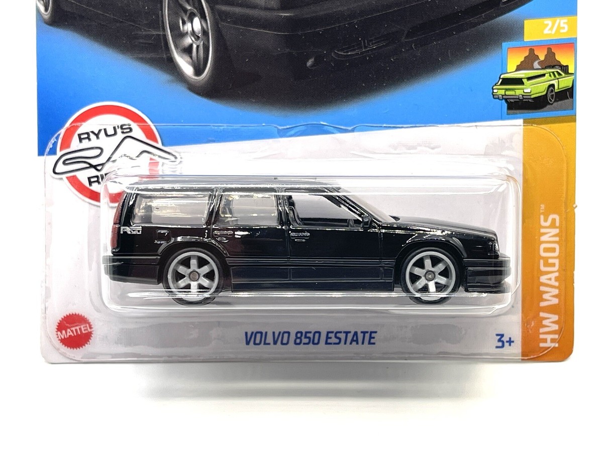 2022 Hot Wheels Volvo 850 Estate Black HW Wagons SUPER CUSTOM