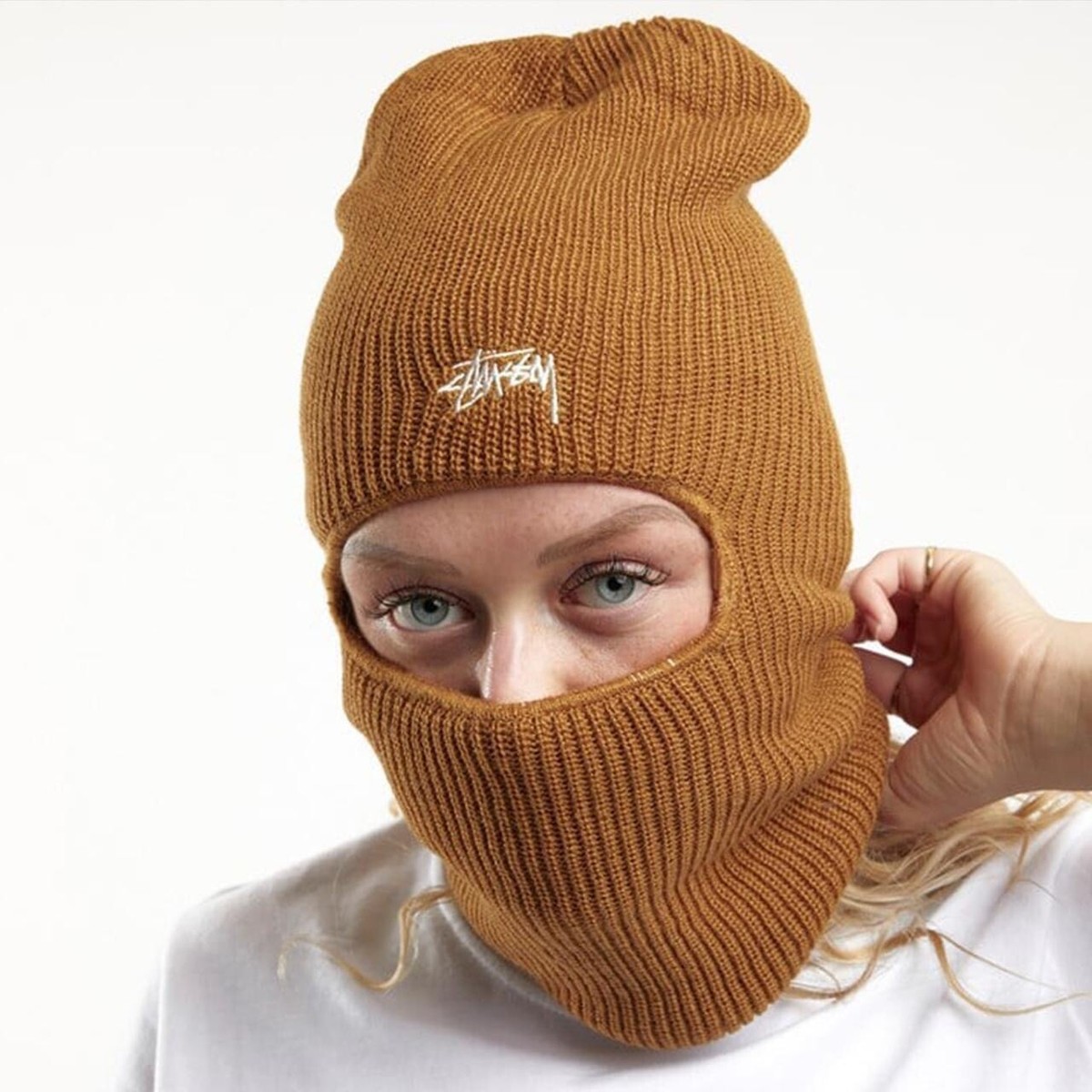 小物 vintage stussy muffler brown 小物 vintage stussy muffler