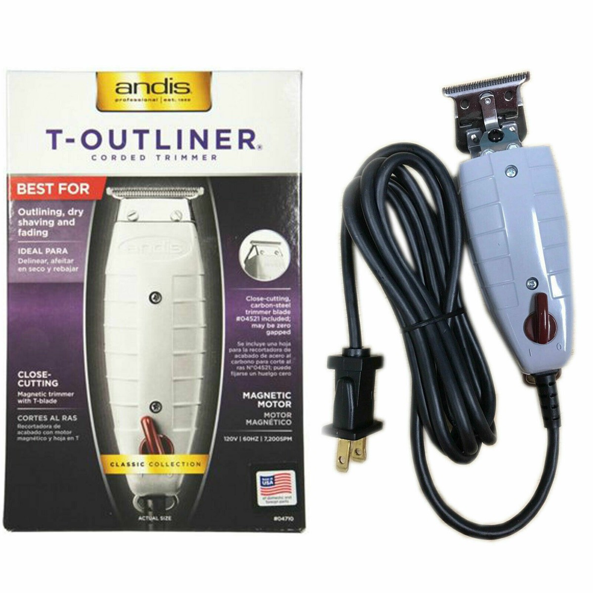 Andis T-Outliner toutliner Modified Skeleton Trimmer Tuned up