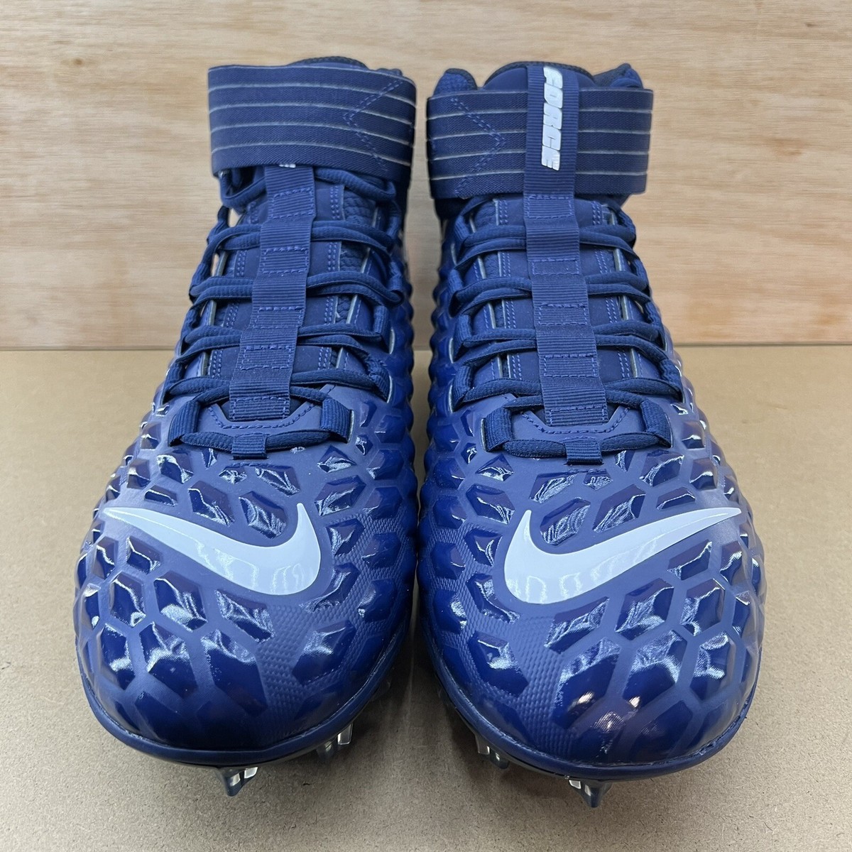 Nike Force Savage Pro 2 Men Size 16 Shoes Navy Blue Football