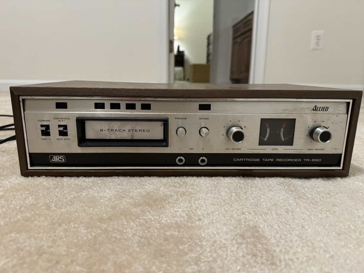 Vintage Allied TR-880 8 Track Player Recorder | eBay