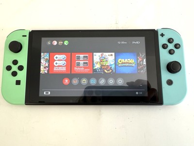 Nintendo Switch Handheld Console System - XKW Patched - Teal Green