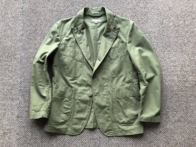 Engineered Garments Bedford Jacket Olive Ripstop, Size XS, Like