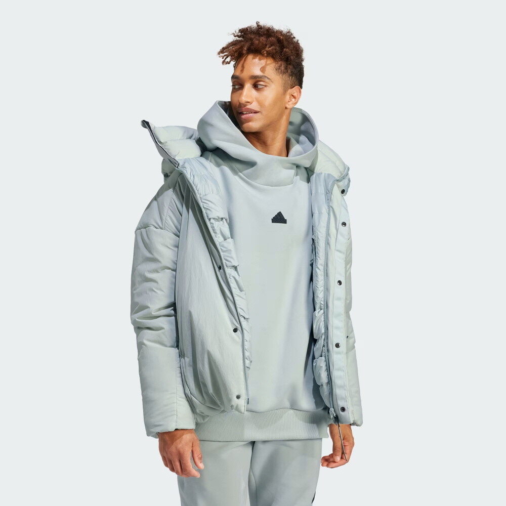 New Adidas Mens MYSHELTER COLD.RDY JACKET HZ5699 SILVER DUCK M-2XL