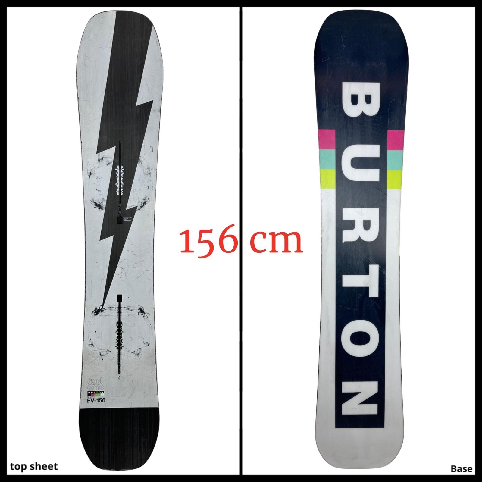 ジャンク品 15/16 BURTON CUSTOM 154cm GENESIS ビンディング付き