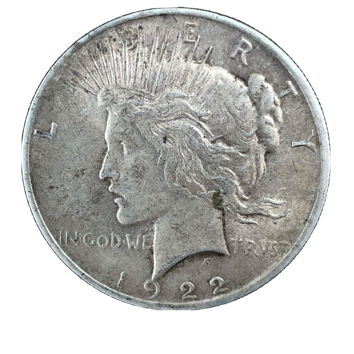 1922 Peace Silver Dollar VAM-2BD long Clash Spike Eagle's Shoulder