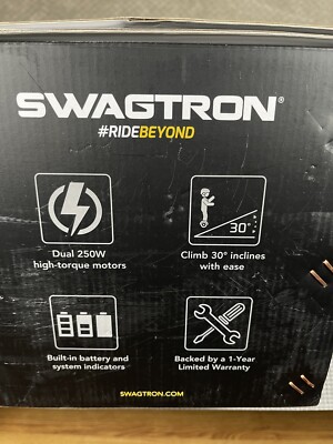 Swagtron T881 Adult Lithium-Free Dual 250W Self-balancing Blue