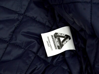 Palace hooded Varsity Jacket Size-S 2024 Navy Brand New 100