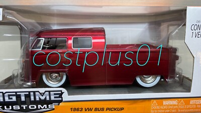 JADA BIGTIME KUSTOMS 1963 VW VOLKSWAGEN BUS PICKUP 1:24 RED | eBay
