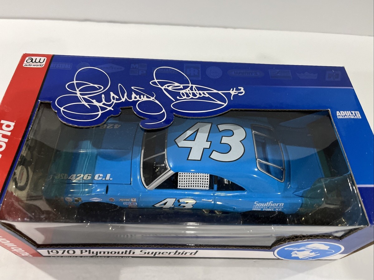 43 Richard Petty 1970 Plymouth Super Bird Auto World | eBay