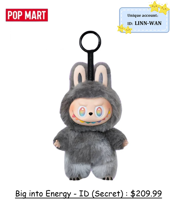 エナジーラブブ シークレット 正規品 LABUBU Big into Energyラブブ