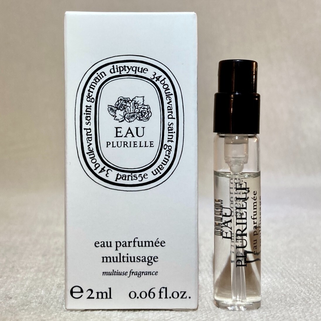 Diptyque Eau Plurielle Multi Use Fragrance Sample Spray .06oz, 2ml