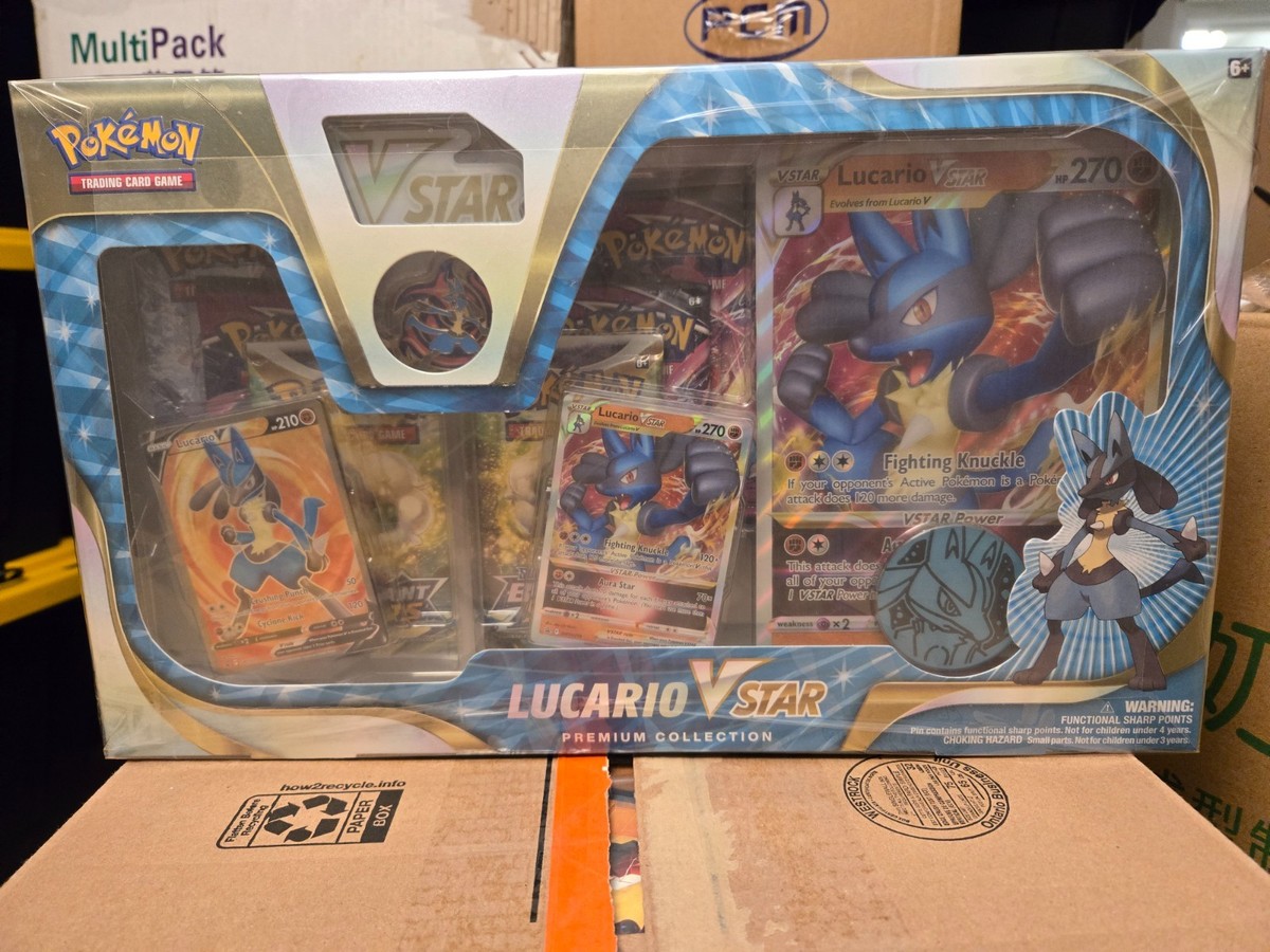 Pokemon TCG: Lucario VSTAR Premium Collection brand new