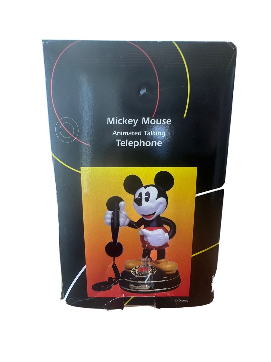Disney 1997 Mickey Mouse Animated Talking Telephone Phone | eBay