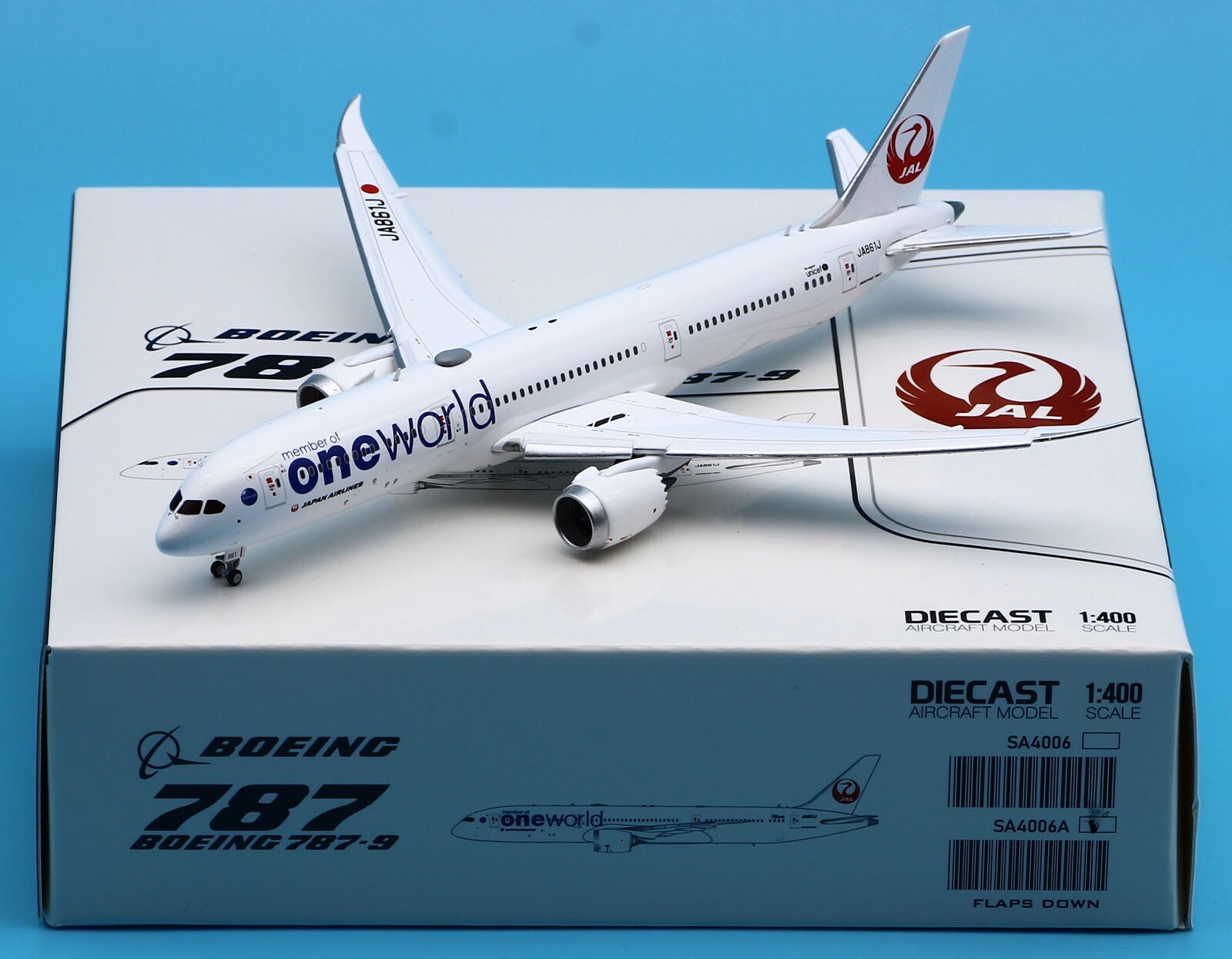 航空機・ヘリコプター JAL JA861J B787-9 1:400 JC Wings JC Wings JAL