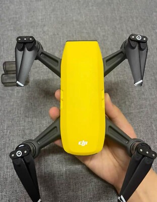 DJI Spark Camera Drone Yellow Drone Only With Propeller (Preowned