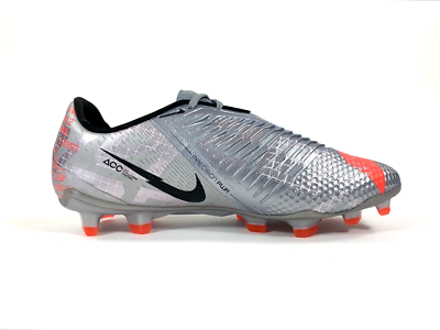 Nike Phantom Venom Elite FG Soccer Cleats Silver AO7540-906 Mens 6