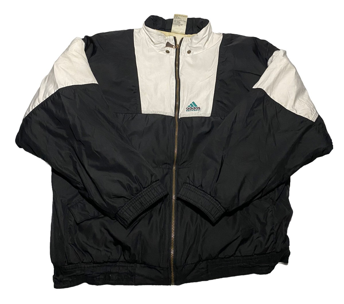 Adidas Windbreaker Track Jacket Vintage 1990s XL EQT S7 | eBay
